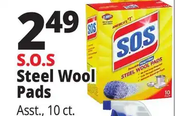Ocean State Job Lot Clorox S.O.S Steel Wool Pads, 10 Count offer