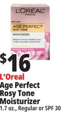Ocean State Job Lot L'Oreal Age Perfect Rosy Tone Moisturizer offer
