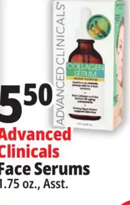 Ocean State Job Lot Advanced Clinicals Face Serums offer