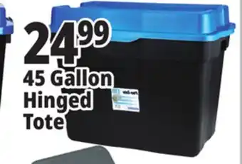 Ocean State Job Lot Gracious Living Pro-Tote Hinged Storage Tote, 45 Gal offer