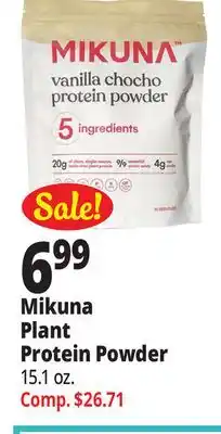 Ocean State Job Lot Mikuna Plant Protein Powder offer
