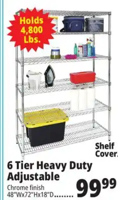 Ocean State Job Lot 6 Tier Heavy Duty Adjustable offer