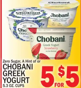 C Town CHOBANI GREEK YOGURT offer