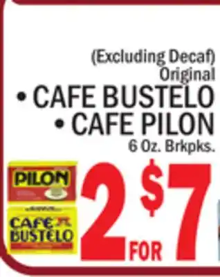 C Town • CAFE BUSTELO • CAFE PILON offer