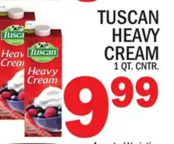 C Town TUSCAN HEAVY CREAM offer