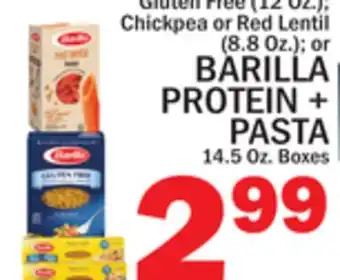 C Town BARILLA PROTEIN + PASTA 14.5 Oz. Boxes offer