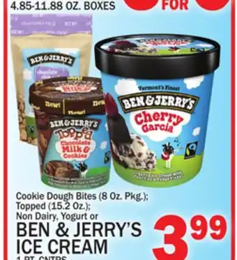 C Town BEN & JERRY'S ICE CREAM 1 PT. CNTRS offer