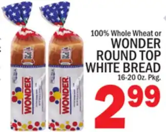 C Town WONDER ROUND TOP WHITE BREAD offer
