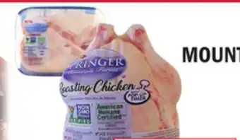 C Town SPRINGER MOUNTAIN FARMS WHOLE CHICKEN offer