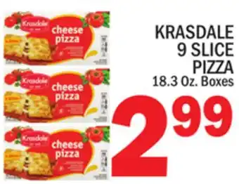 C Town KRASDALE 9 SLICE PIZZA offer