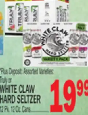 C Town WHITE CLAW HARD SELTZER offer