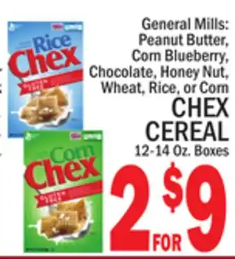 C Town CHEX CEREAL offer
