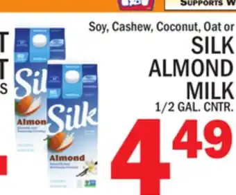 C Town SILK ALMOND MILK offer