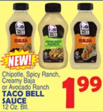 Bravo Supermarkets TACO BELL SAUCE offer