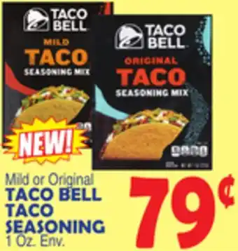 Bravo Supermarkets TACO BELL TACO SEASONING offer