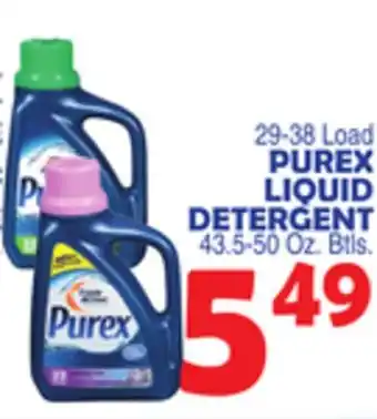 Bravo Supermarkets PUREX LIQUID DETERGENT offer