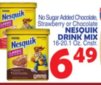 Bravo Supermarkets NESQUIK DRINK MIX offer