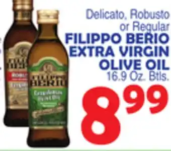 Bravo Supermarkets FILIPPO BERIO EXTRA VIRGIN OLIVE OIL offer