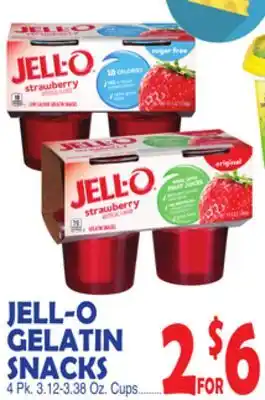 Bravo Supermarkets JELL-O GELATIN SNACKS offer