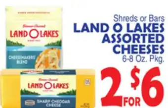 Bravo Supermarkets LAND O LAKES ASSORTED CHEESES offer