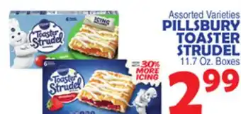 Bravo Supermarkets PILLSBURY TOASTER STRUDEL offer