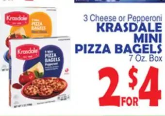 Bravo Supermarkets KRASDALE MINI PIZZA BAGELS offer