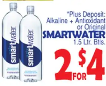 Bravo Supermarkets SMARTWATER offer