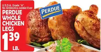 Bravo Supermarkets PERDUE WHOLE CHICKEN LEGS offer