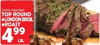 Bravo Supermarkets TOP ROUND LONDON BROIL ROAST offer