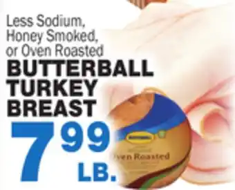 Bravo Supermarkets BUTTERBALL TURKEY TURKEY BREAST offer
