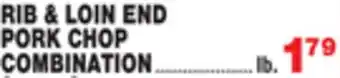 Bravo Supermarkets RIB & LOIN END PORK CHOP COMBINATION offer