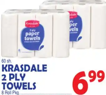 Bravo Supermarkets KRASDALE 2 PLY TOWELS offer