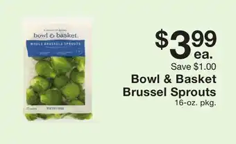 Fairway Store Market Bowl & Basket Brussel Sprouts offer