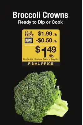 Fairway Store Market Broccoli Crowns offer