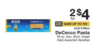 Fairway Store Market DeCecco Pasta offer