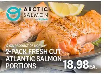 Kings Food Markets 2-PACK FRESH CUT ATLANTIC SALMON PORTIONS offer