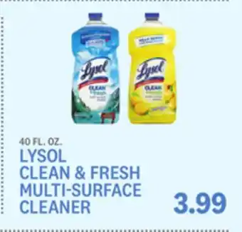 Kings Food Markets LYSOL CLEAN & FRESH MULTI-SURFACE CLEANER offer