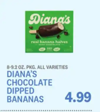 Kings Food Markets DIANA'S CHOCOLATE DIPPED BANANAS offer