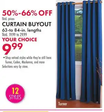 Boscov's CURTAIN BUYOUT offer