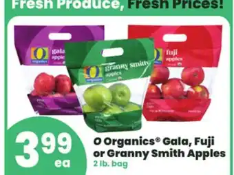 ACME O Organics Gala, Fuji or Granny Smith Apples offer