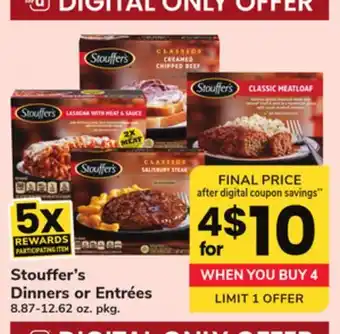 ACME Stouffer's Dinners or Entrées offer