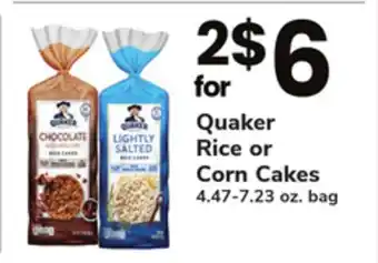 ACME Quaker Rice or Corn Cakes offer