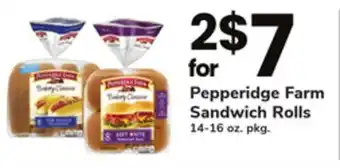 ACME Pepperidge Farm Sandwich Rolls offer
