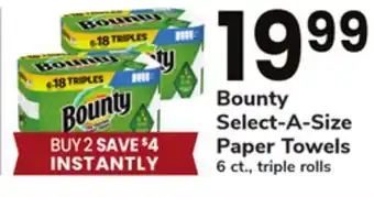 ACME Bounty Select-A-Size Paper Towels offer