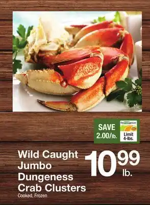 The Fresh Grocer Wild Caught Jumbo Dungeness Crab Clusters offer
