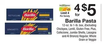 The Fresh Grocer Pasta offer