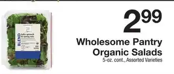 The Fresh Grocer Organic Salads offer