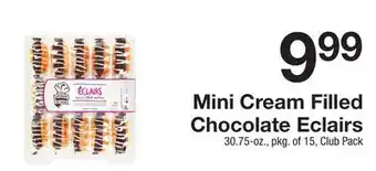 The Fresh Grocer Mini Cream Filled Chocolate Eclairs offer