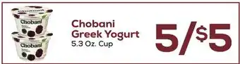 DeCicco & Sons Chobani Greek Yogurt offer