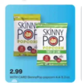CVS SkinnyPop popcorn 4.4-5.3 oz offer